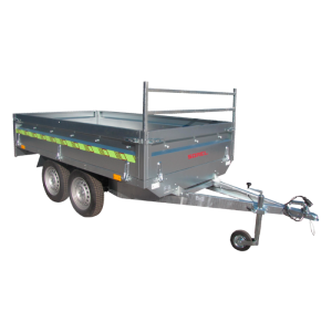 Remorque Plateau N262 263X145X40 PTC 750Kg Double Essieux