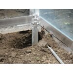 ACD – Serre Lily 6.2 m² en verre trempé sécurit 3 mm – Noir